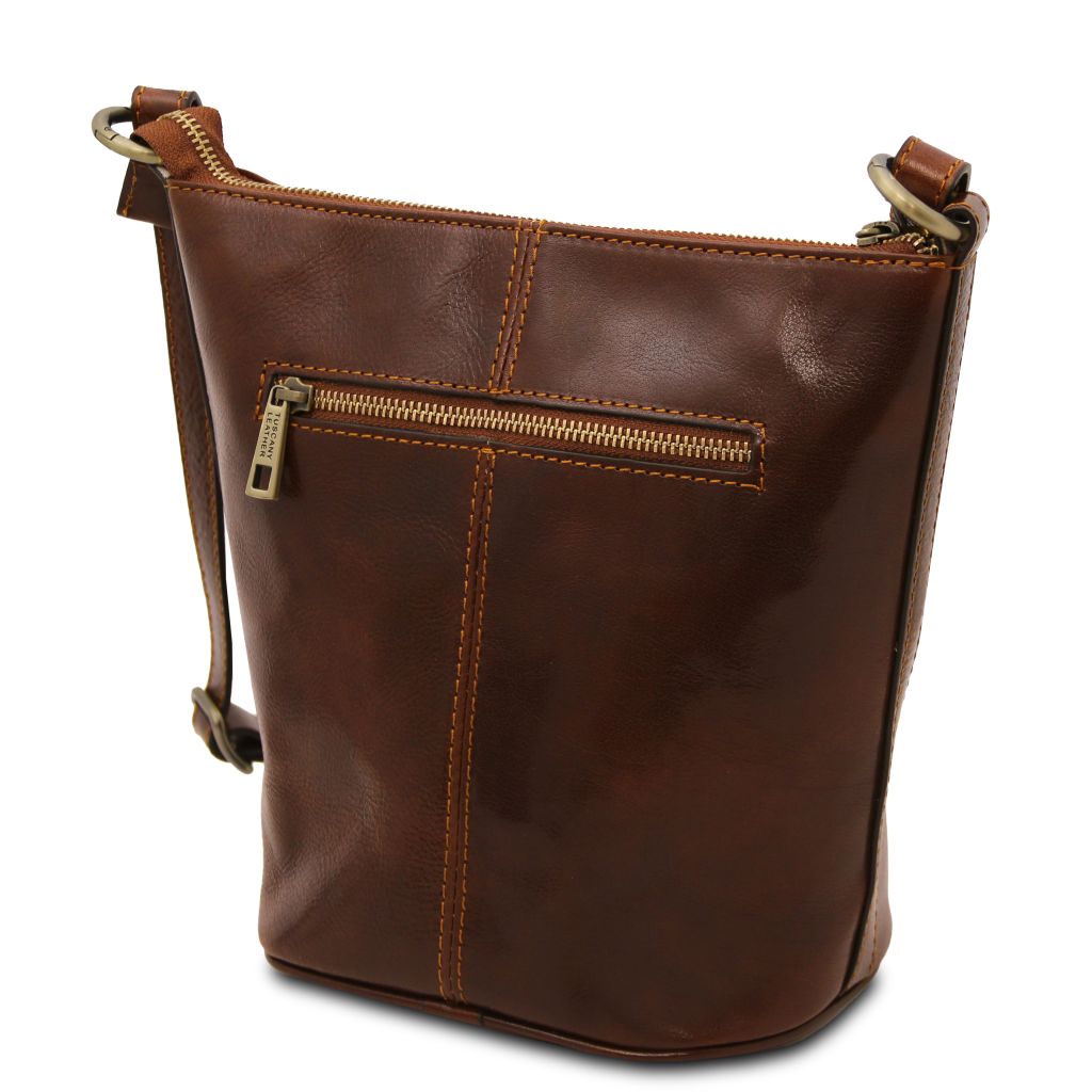Tuscany Leather Giusi Axelremsväska #Färg_Brun