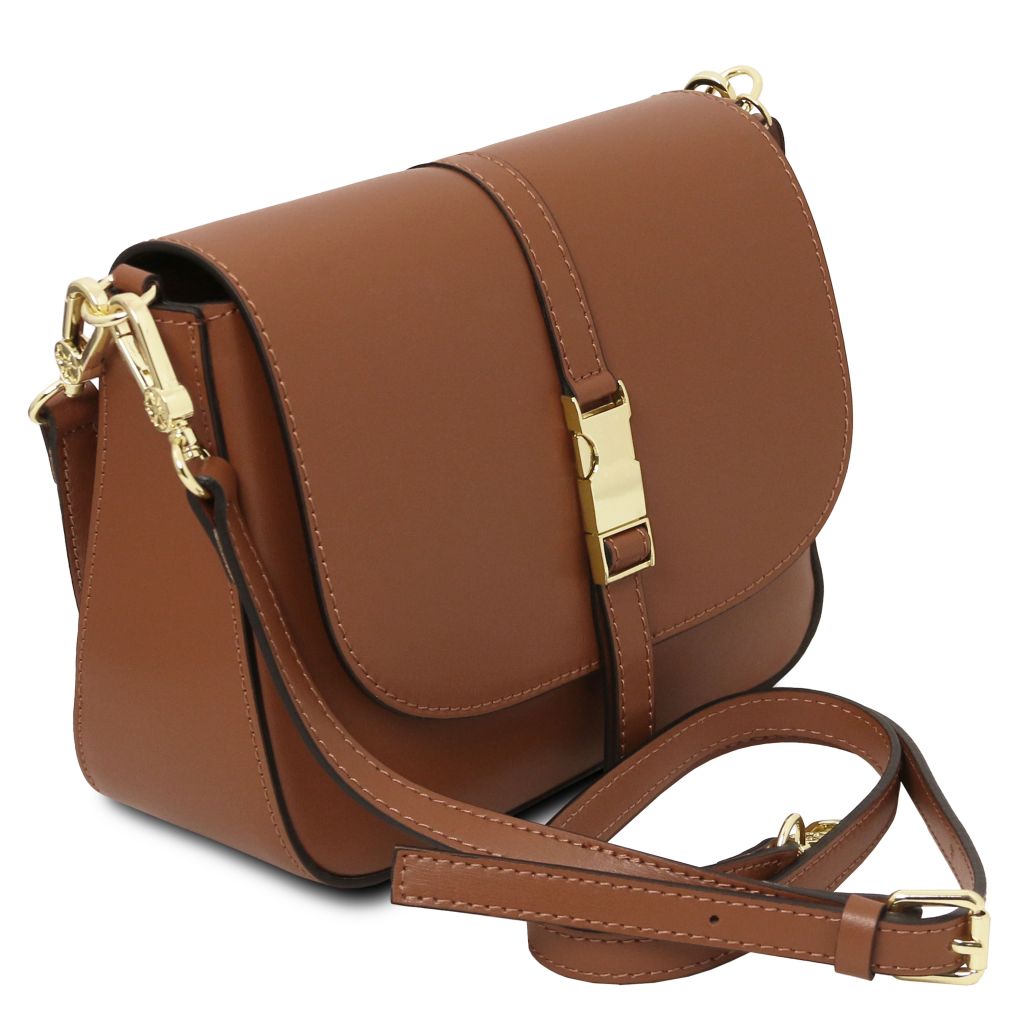 Tuscany Leather Nausica Handväska #Färg_Cognac