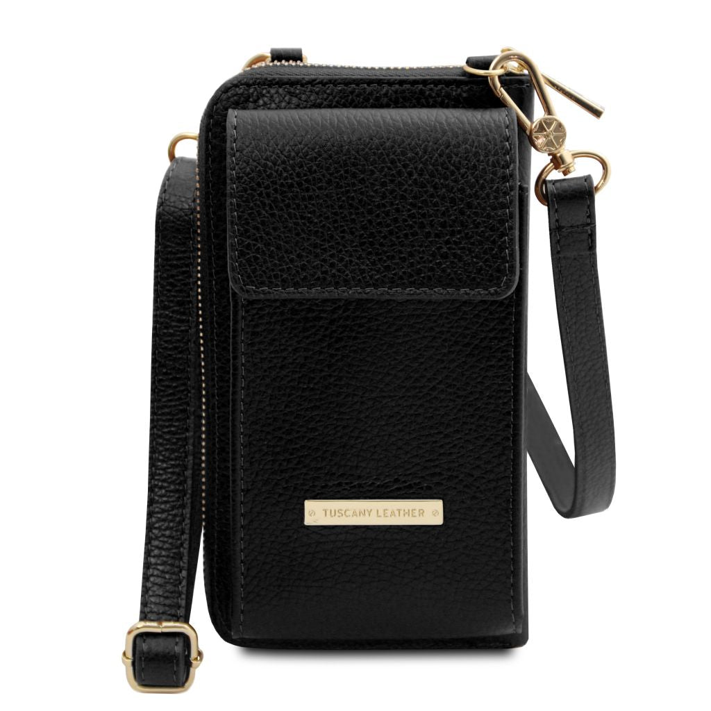 Tuscany Leather TL Bag Axelremsväska #Färg_Svart