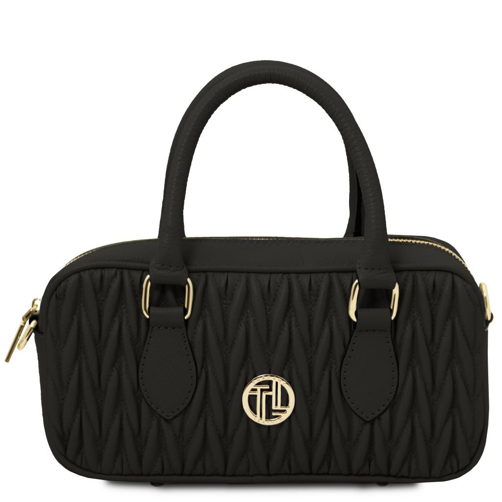 Tuscany Leather Mousse Handväska #Färg_Svart