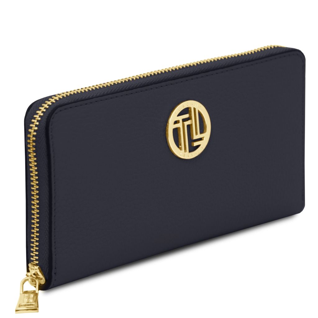 Tuscany Leather Financier Plånbok #Färg_Mörkblå