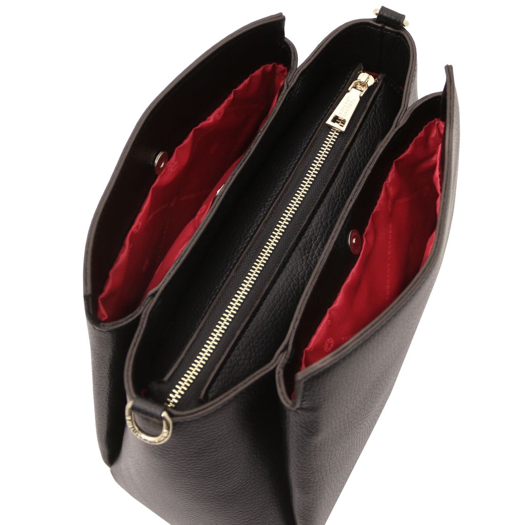 Tuscany Leather Abby Handväska #Färg_Svart