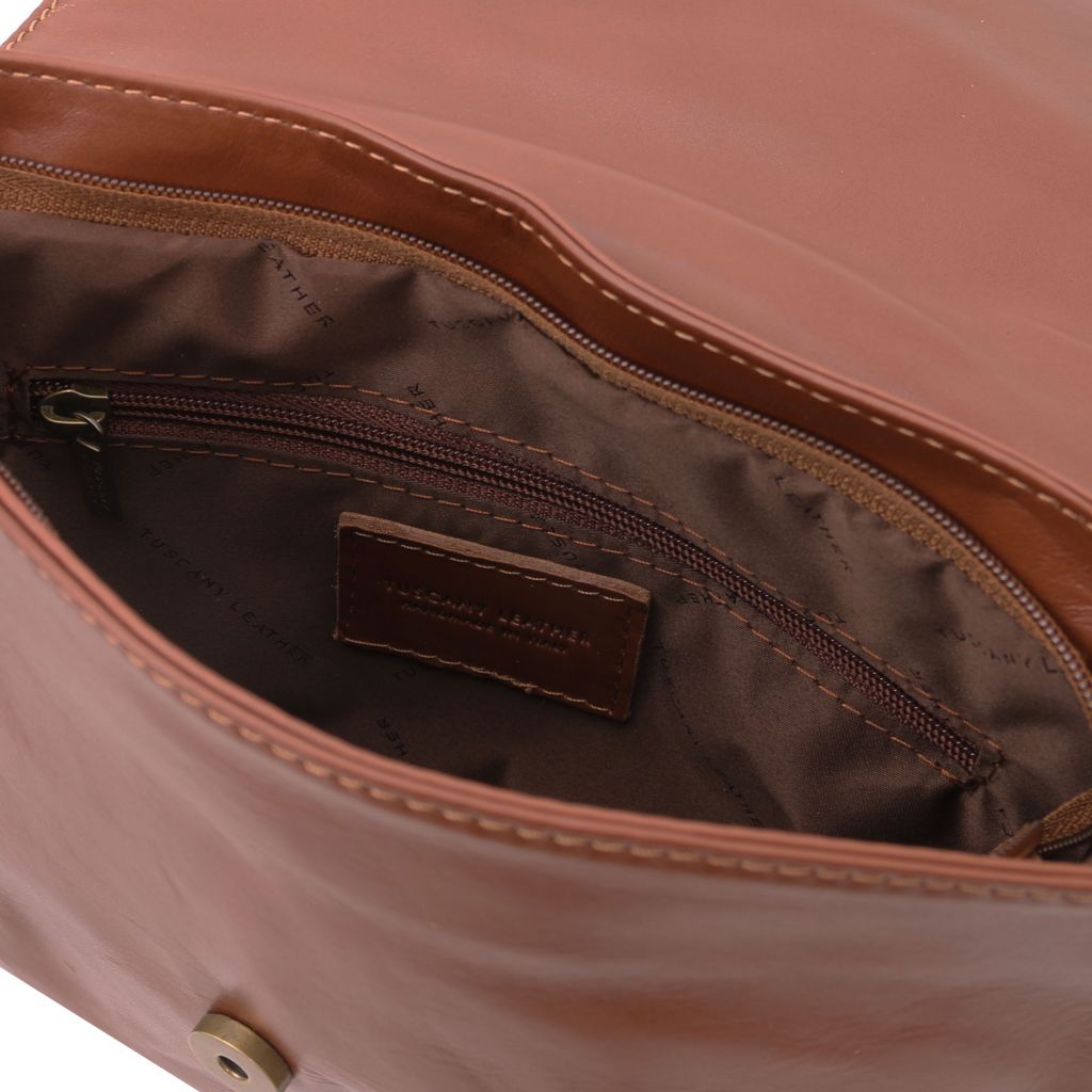 Tuscany Leather TL Bag Axelväska #Färg_Kanel