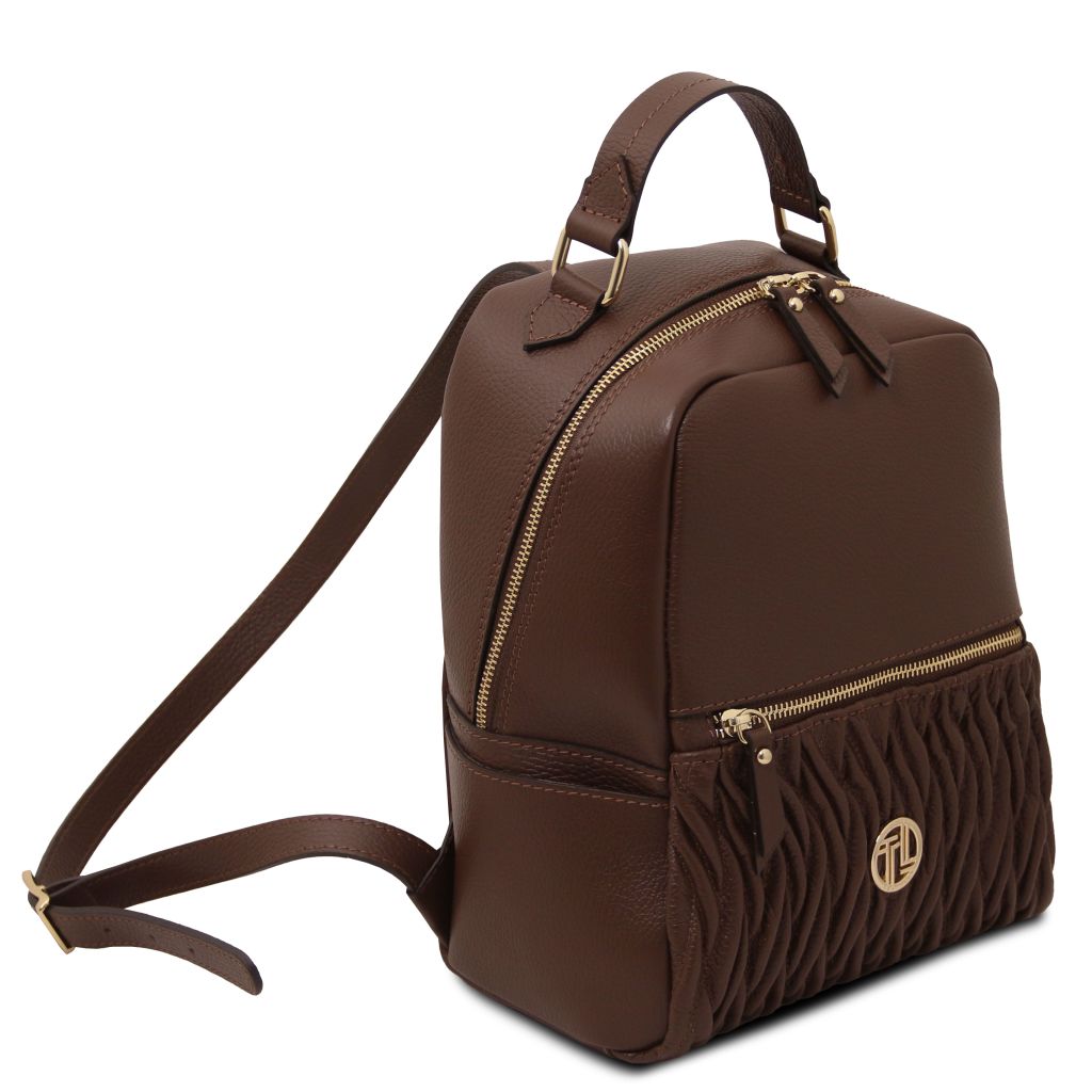 Tuscany Leather Chantilly Ryggsäck #Färg_Kaffe