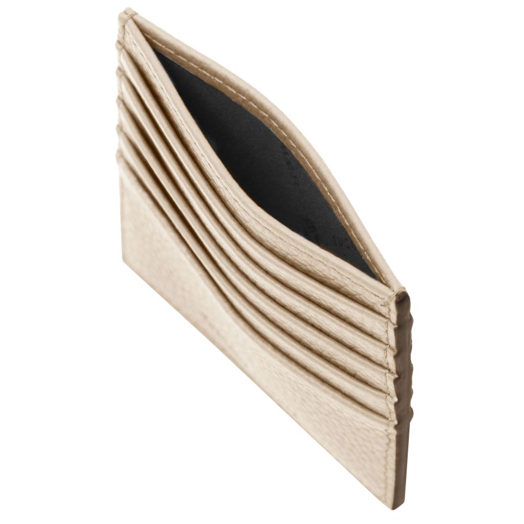 Tuscany Leather Card Holder Korthållare #Färg_Beige