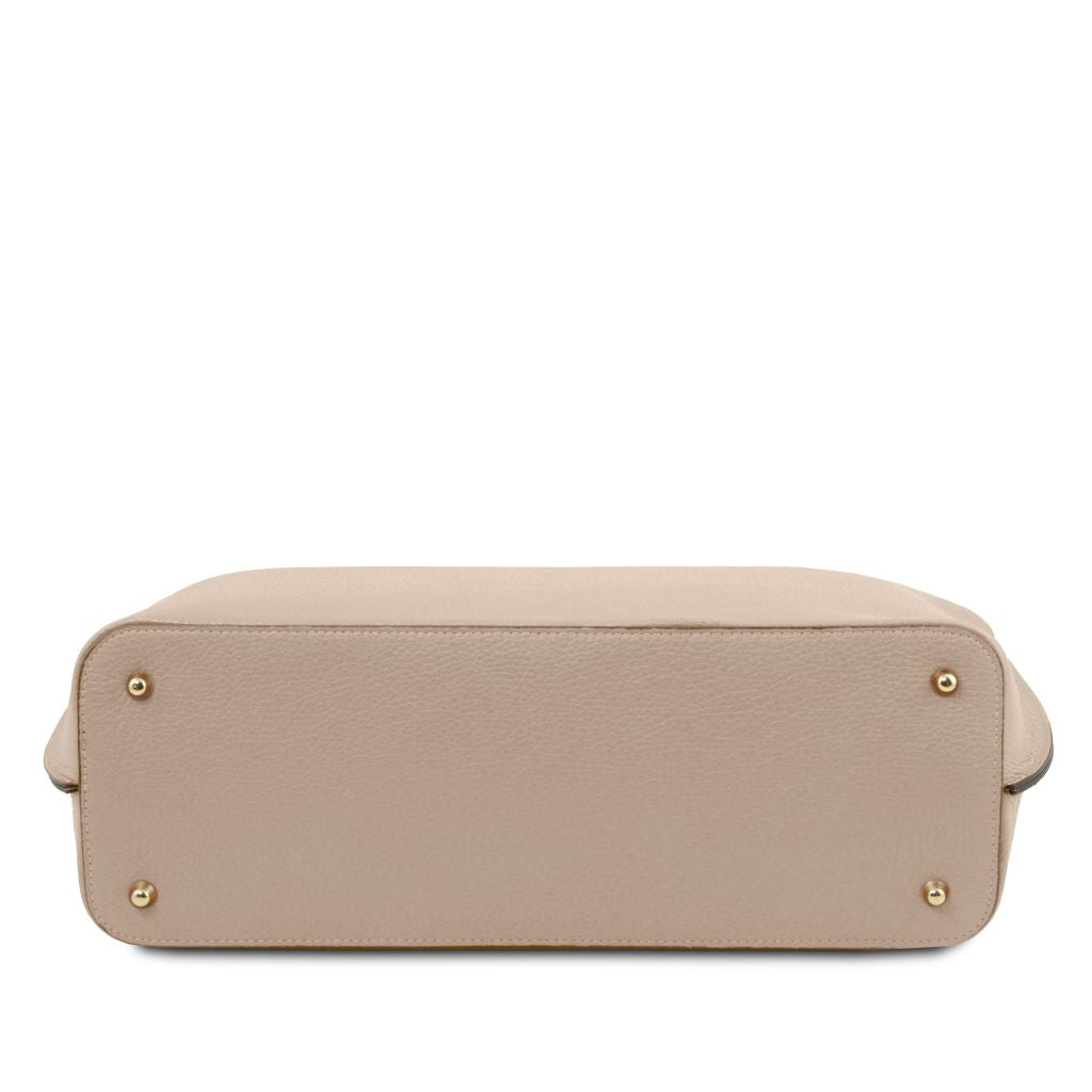 Tuscany Leather TL Bag Handväska #Färg_Ljus Taupe