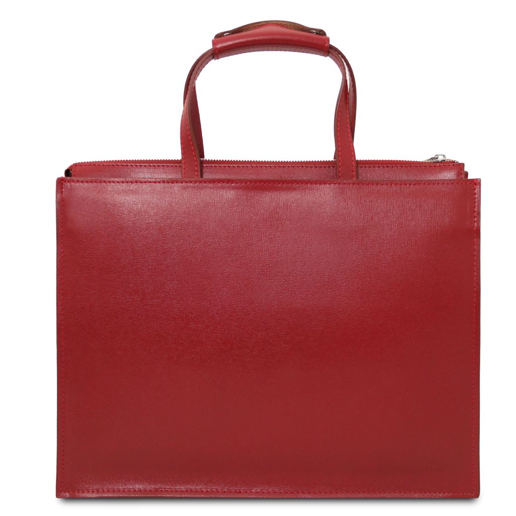 Tuscany Leather Palermo Datorväska #Färg_Röd