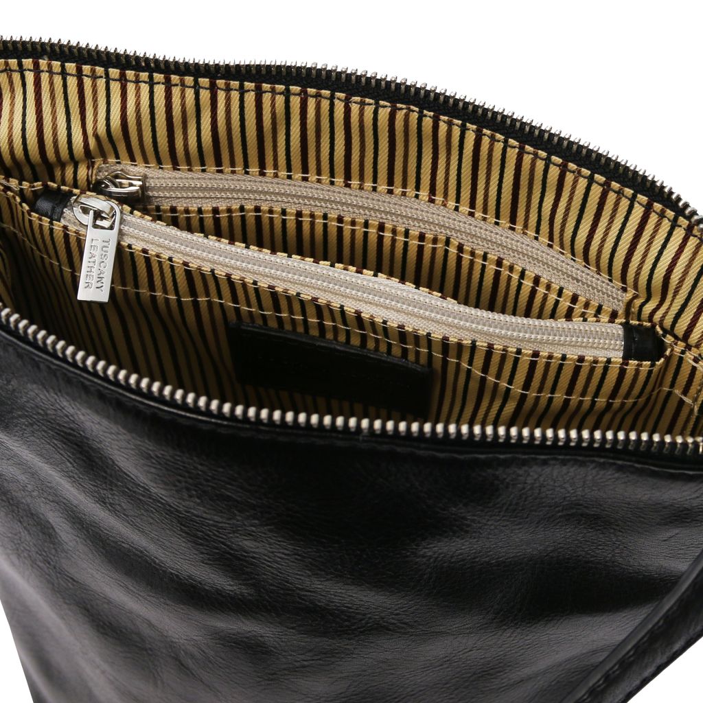 Tuscany Leather Giusi Axelremsväska #Färg_Svart