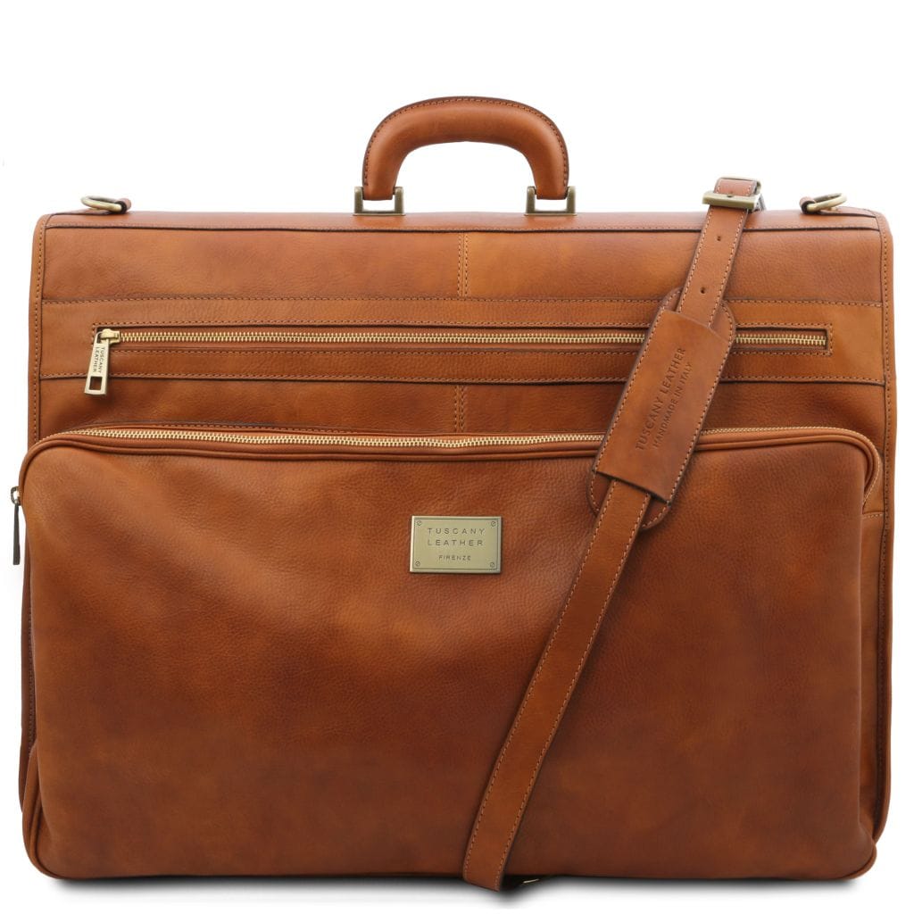 Tuscany Leather Papeete Kostymväska #Färg_Cognac