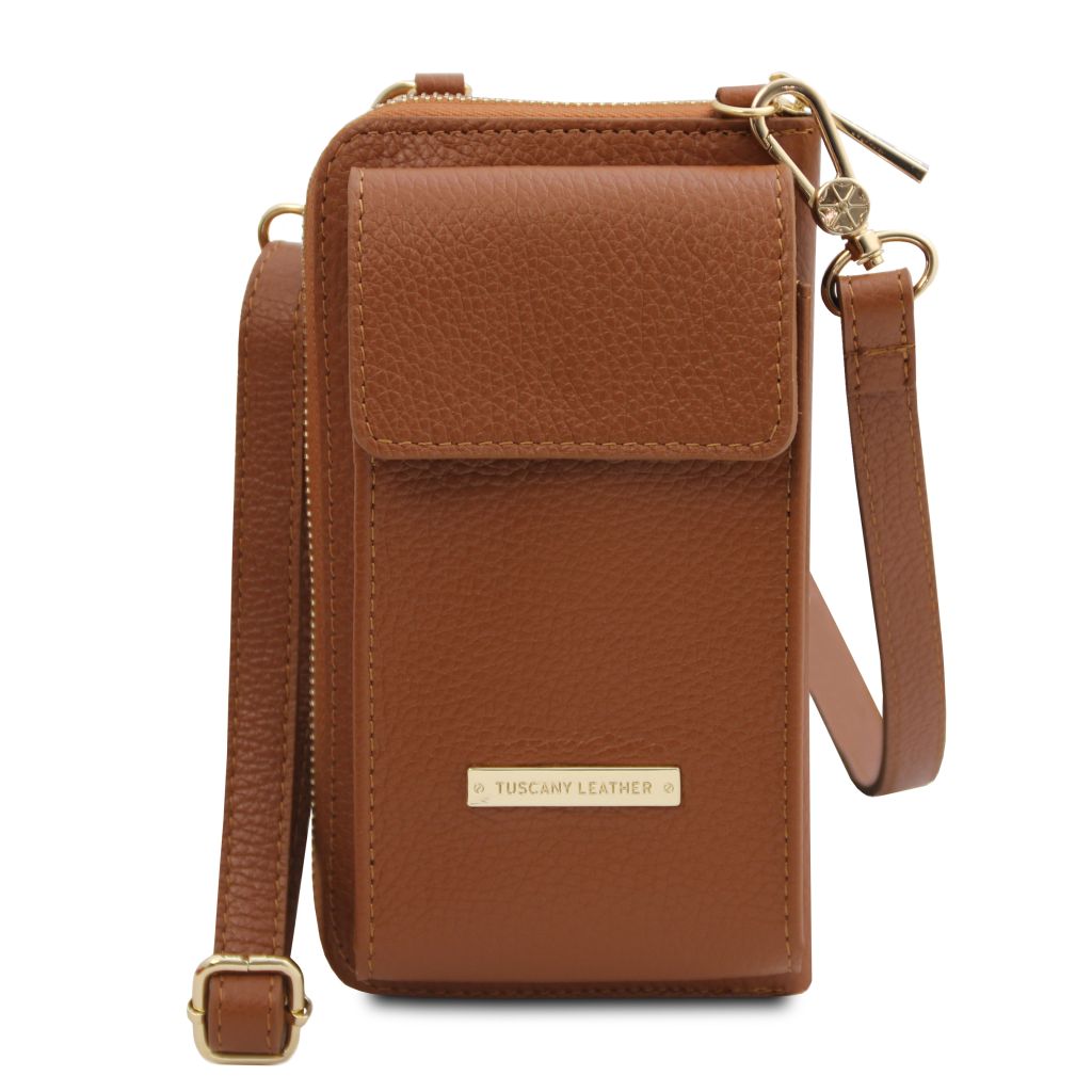 Tuscany Leather TL Bag Axelremsväska #Färg_Cognac