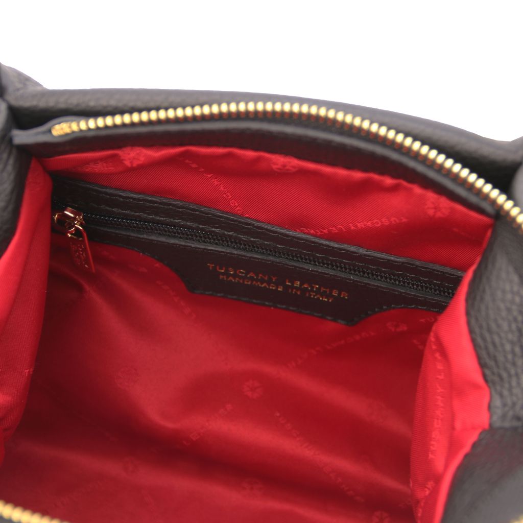 Tuscany Leather Nora Handväska #Färg_Svart