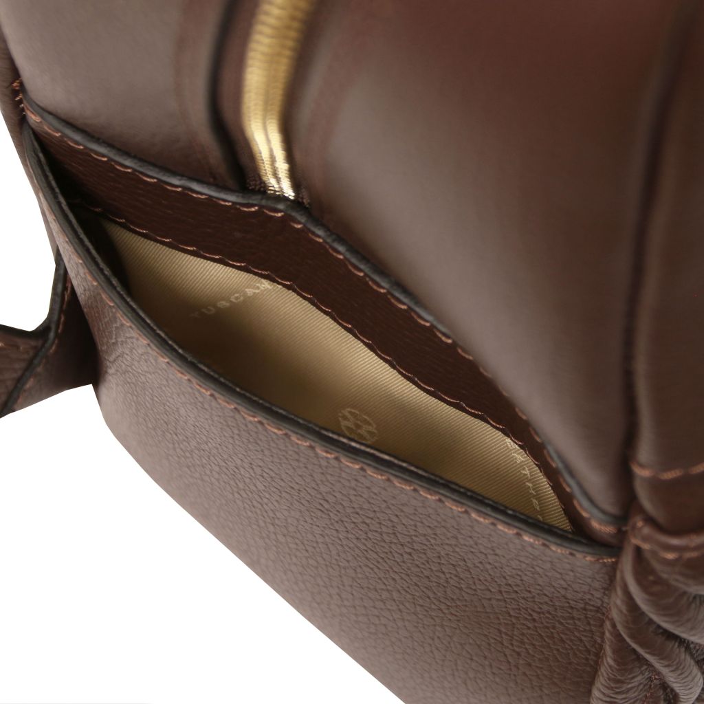 Tuscany Leather Chantilly Ryggsäck #Färg_Kaffe