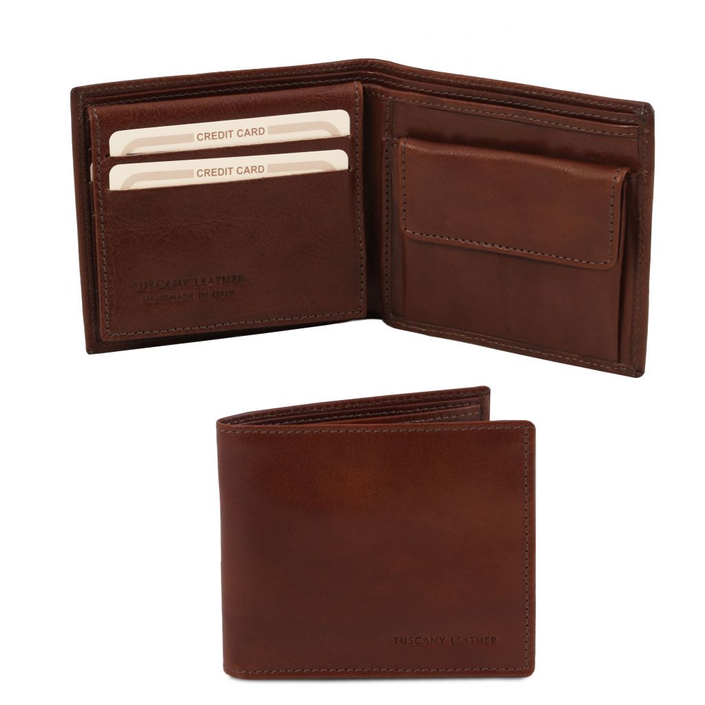 Tuscany Leather Exclusive 3 Plånbok #Färg_Brun