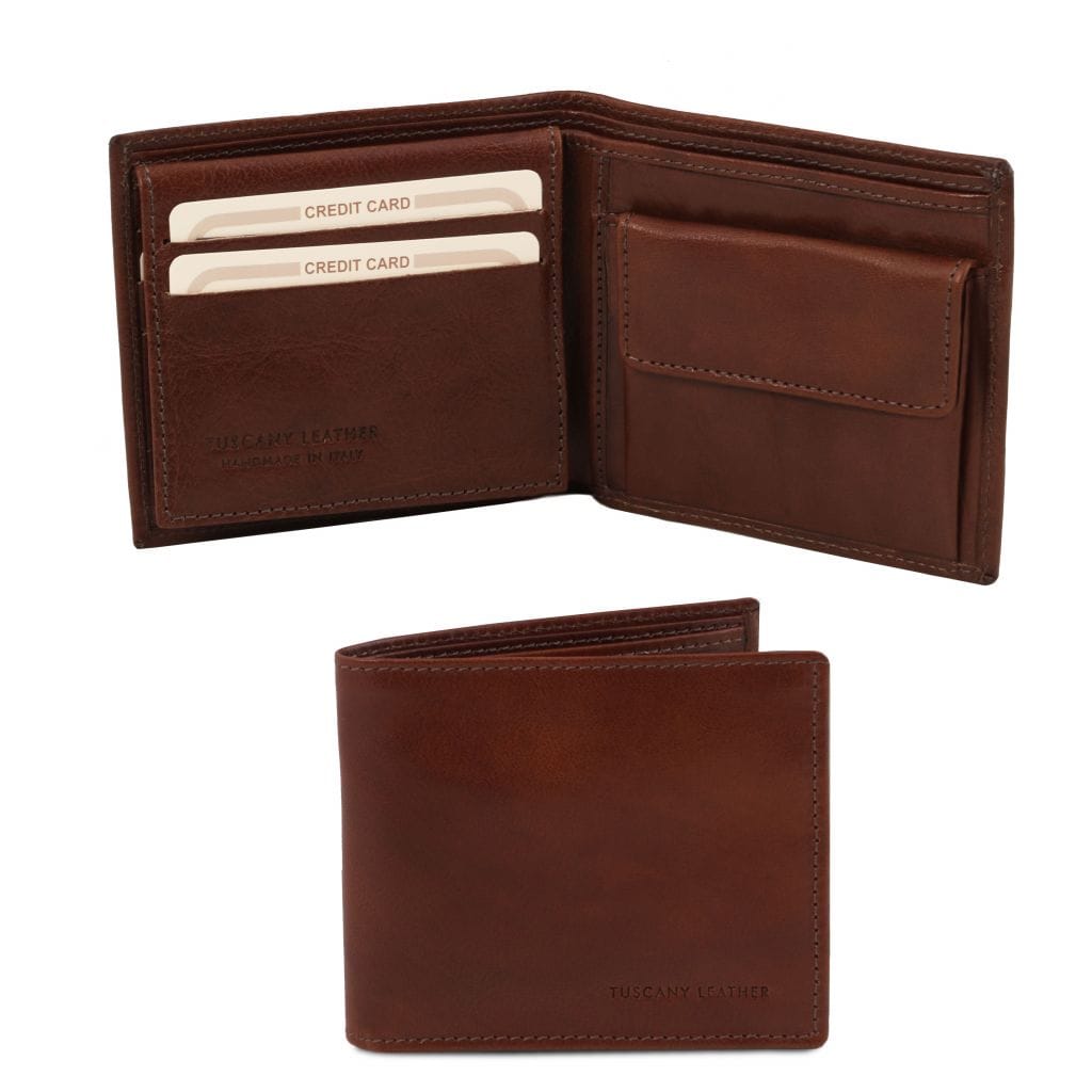 Tuscany Leather Exclusive 3 Plånbok #Färg_Brun