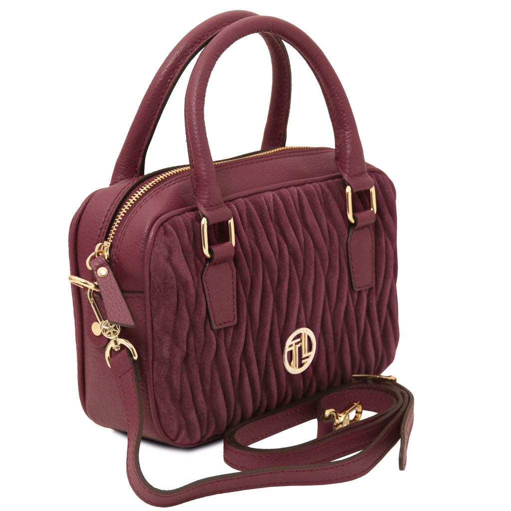 Tuscany Leather Chantilly Handväska #Färg_Bordeaux