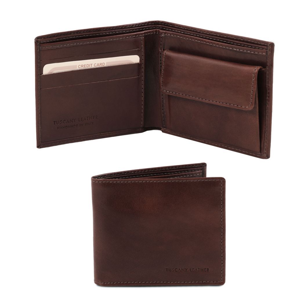 Tuscany Leather Exclusive 2 Plånbok #Färg_Mörkbrun