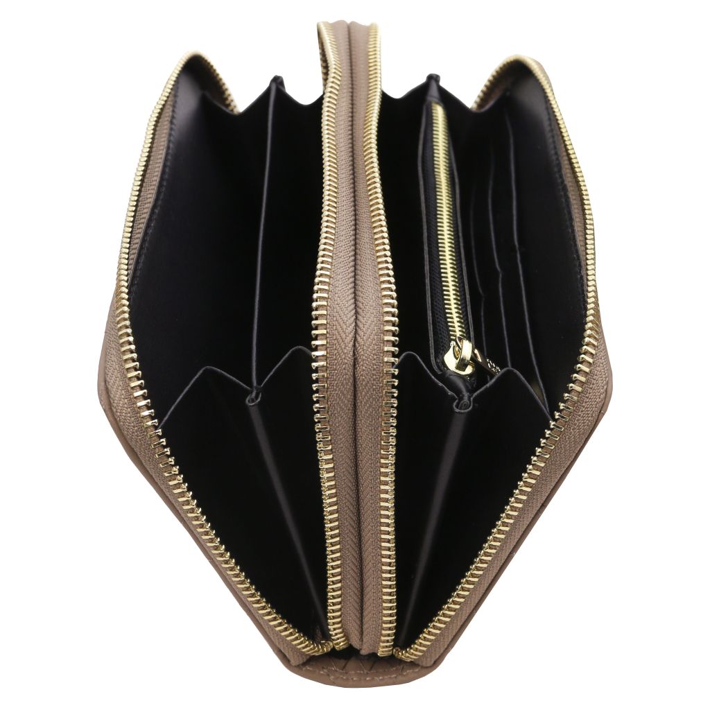Tuscany Leather Ada Plånbok #Färg_Taupe