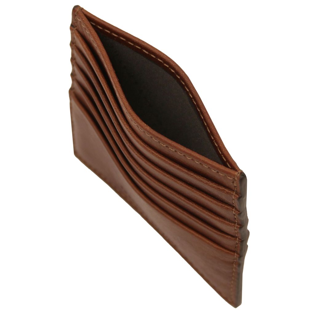 Tuscany Leather Card Holder Korthållare #Färg_Brun