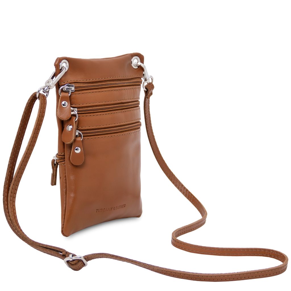 Tuscany Leather TL Bag Axelremsväska #Färg_Cognac