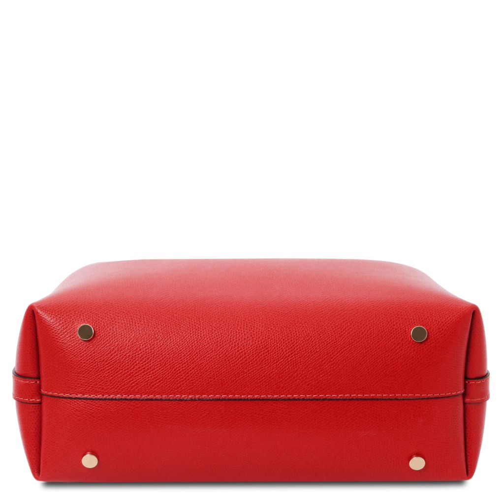 Tuscany Leather Clio Handväska #Färg_Läppstift Rött