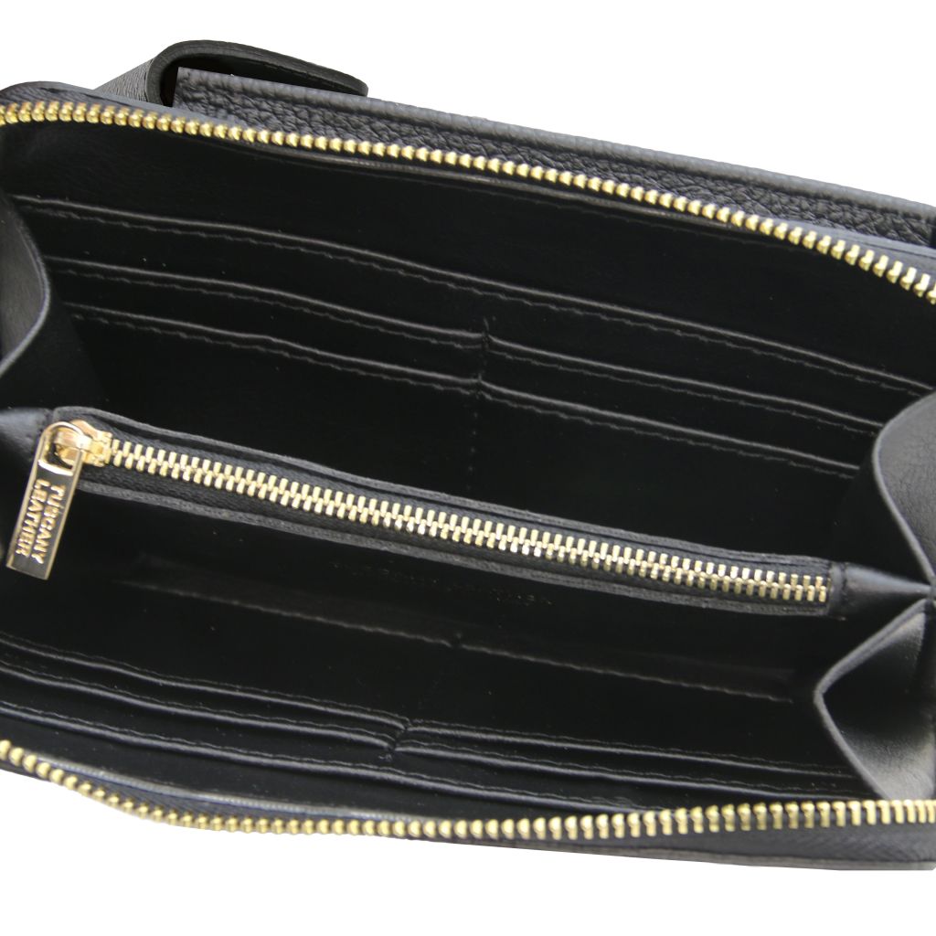 Tuscany Leather TL Bag Axelremsväska #Färg_Svart