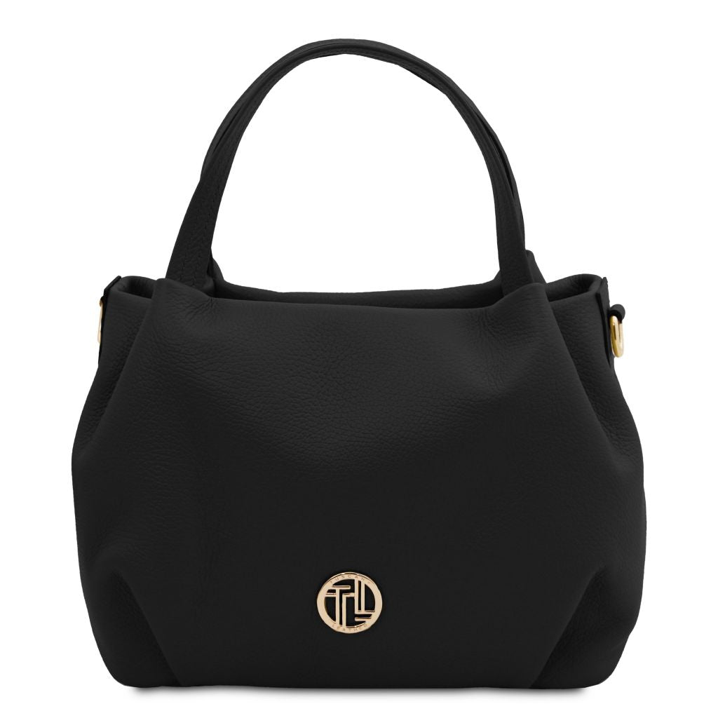 Tuscany Leather Nora Handväska #Färg_Svart