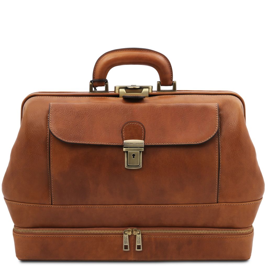 Tuscany Leather Giotto Doktorsväska #Färg_Cognac