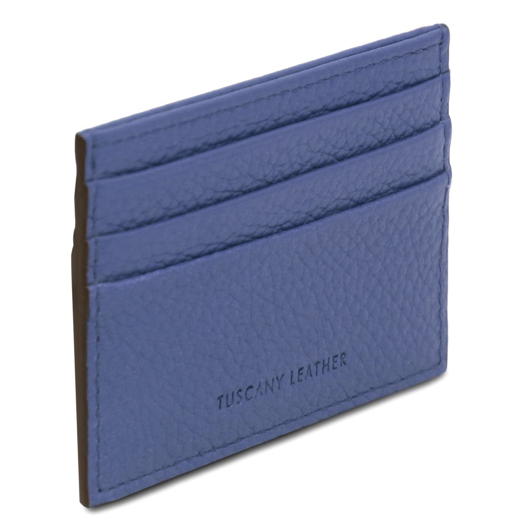 Tuscany Leather Card Holder Korthållare #Färg_Blå