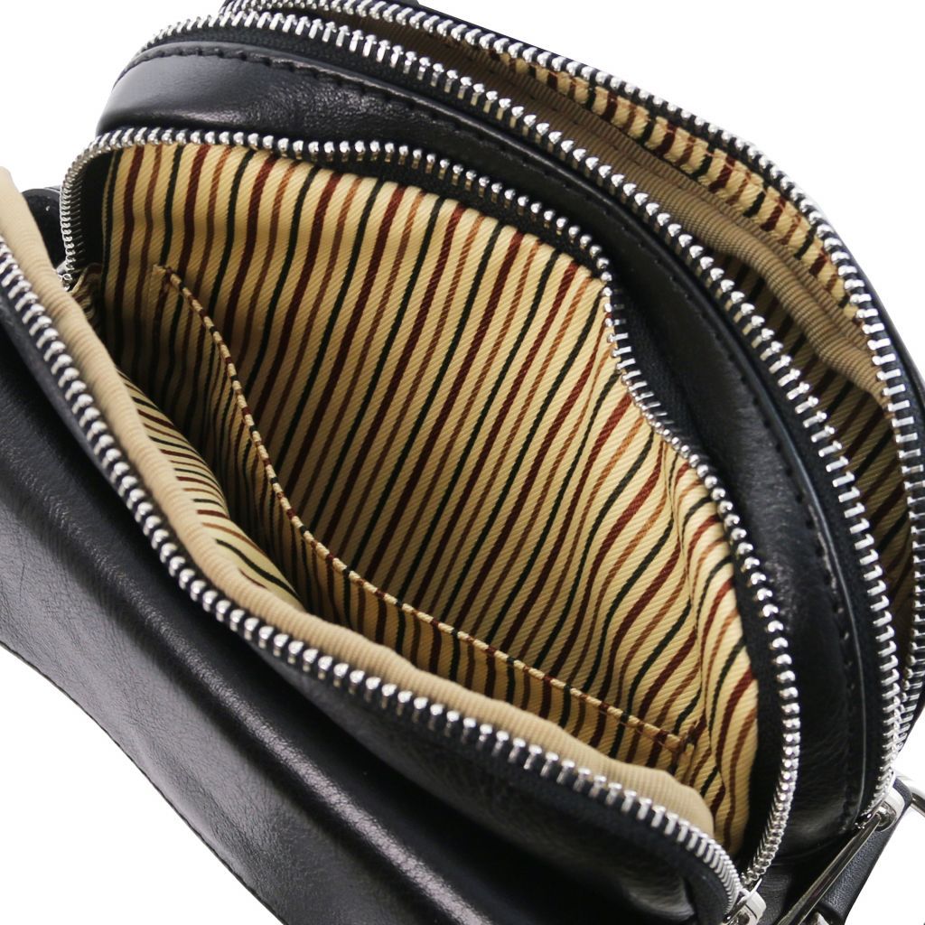 Tuscany Leather Larry Axelremsväska #Färg_Svart