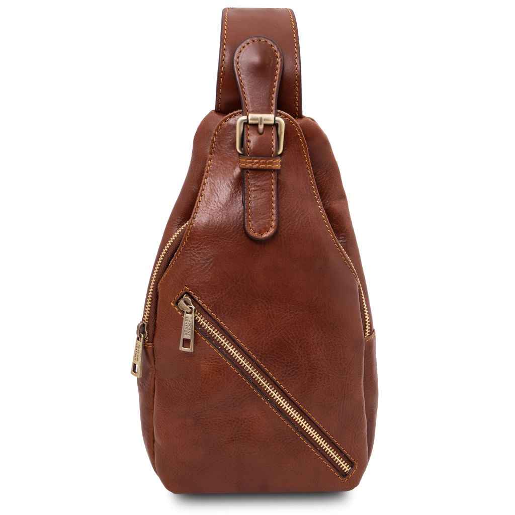 Tuscany Leather Kevin Slingväska #Färg_Brun