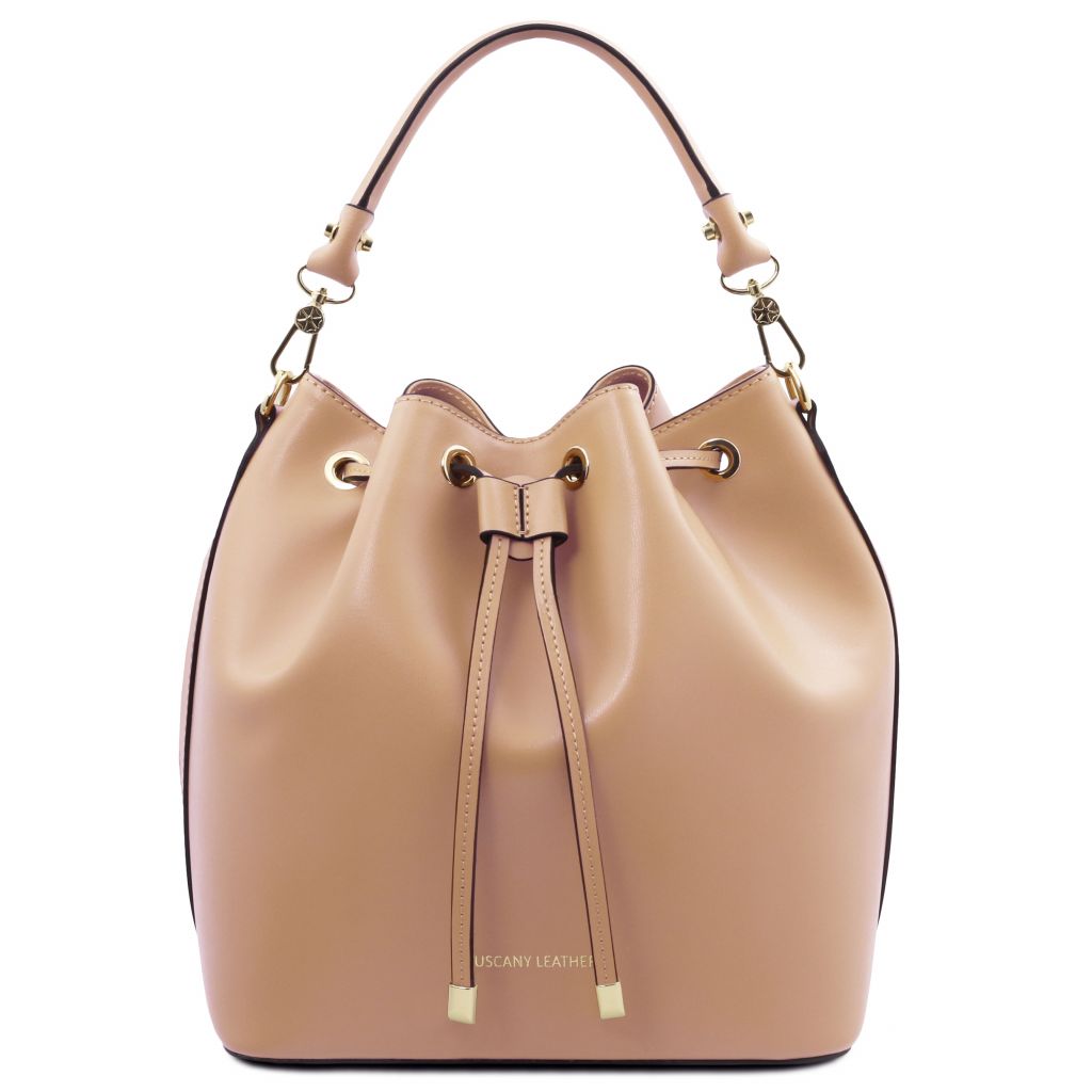 Tuscany Leather Vittoria Handväska #Färg_Champagne