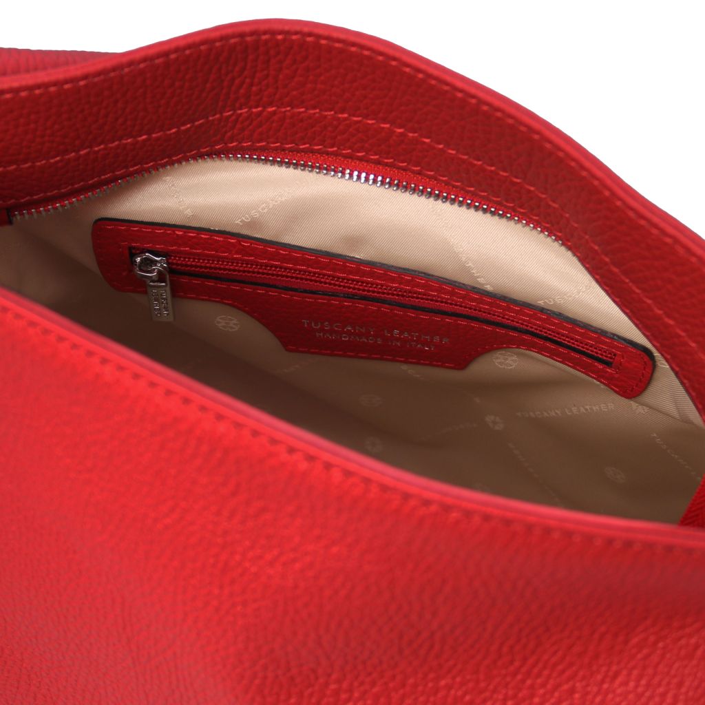 Tuscany Leather TL Bag Handväska #Färg_Läppstift Rött