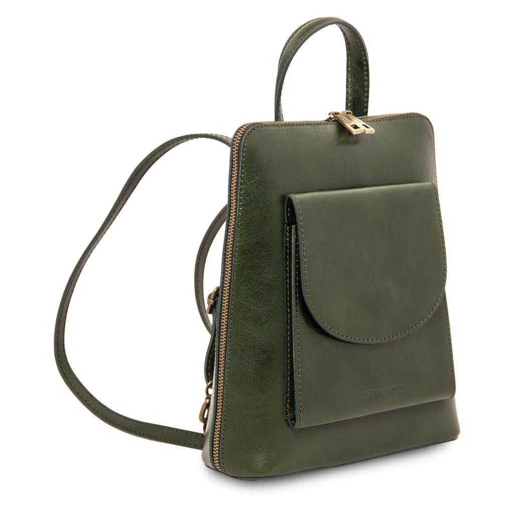 Tuscany Leather Paris Ryggsäck #Färg_Grön