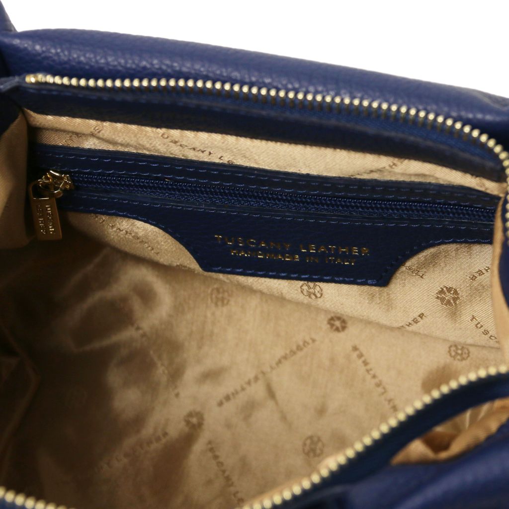 Tuscany Leather Nora Handväska #Färg_Mörkblå
