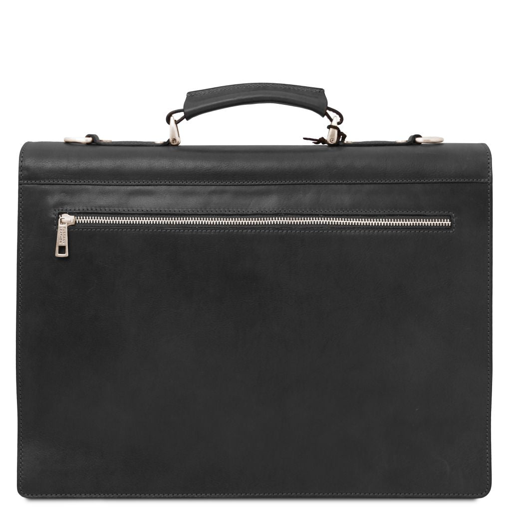 Tuscany Leather Cremona Portfölj #Färg_Svart