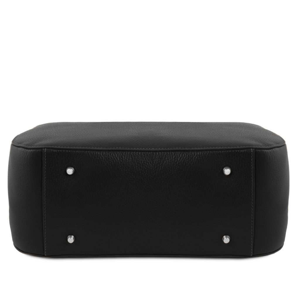 Tuscany Leather Camelia Handväska #Färg_Svart