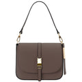 Tuscany Leather Nausica Handväska #Färg_Mörk Taupe