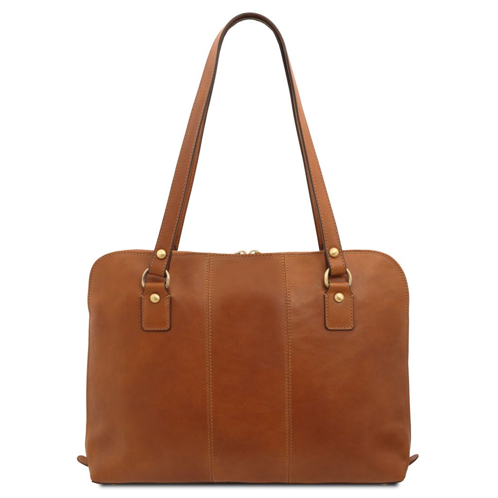 Tuscany Leather Ravenna Datorväska #Färg_Cognac