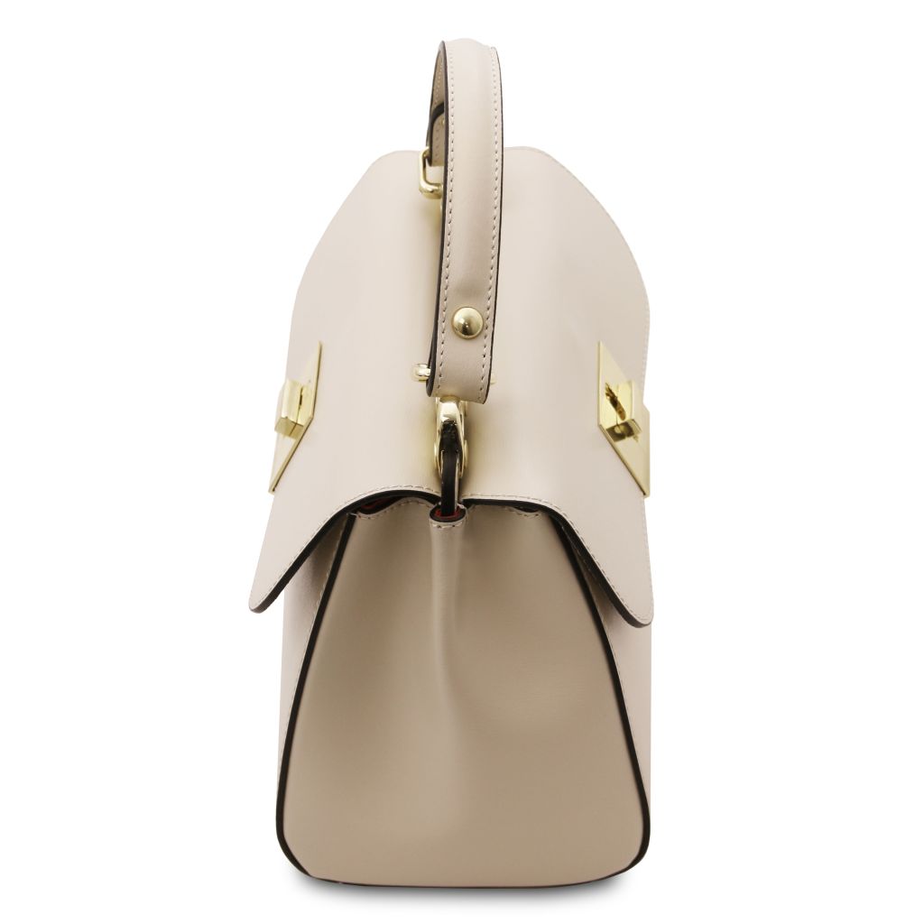 Tuscany Leather Armonia Handväska #Färg_Beige