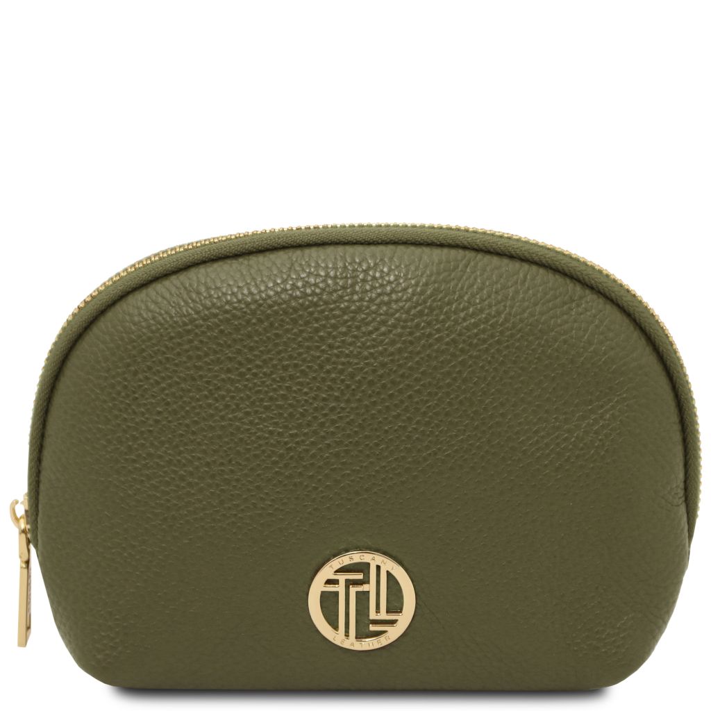Tuscany Leather Vera Necessär #Färg_Skogsgrön