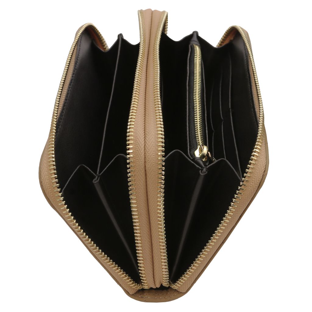 Tuscany Leather Ada Plånbok #Färg_Ljus Taupe