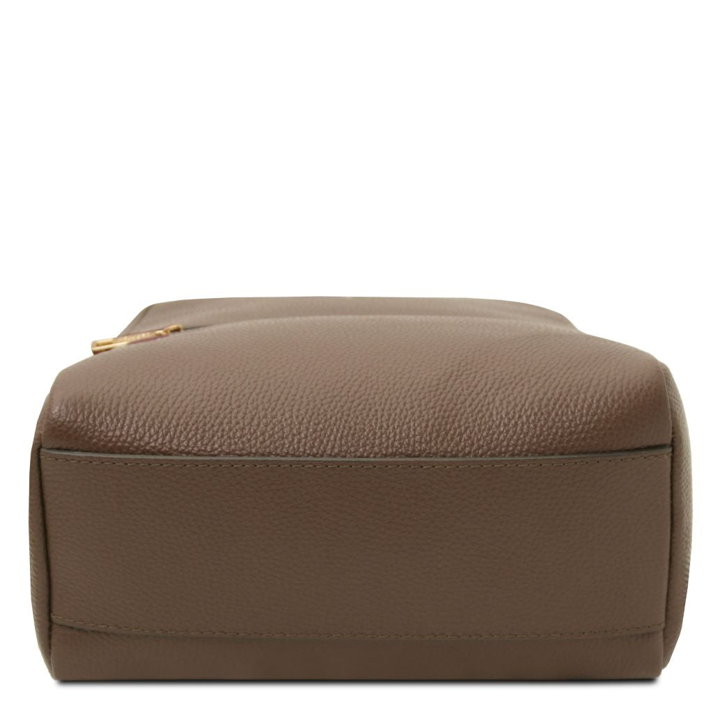 Tuscany Leather Prisma Ryggsäck #Färg_Mörk Taupe