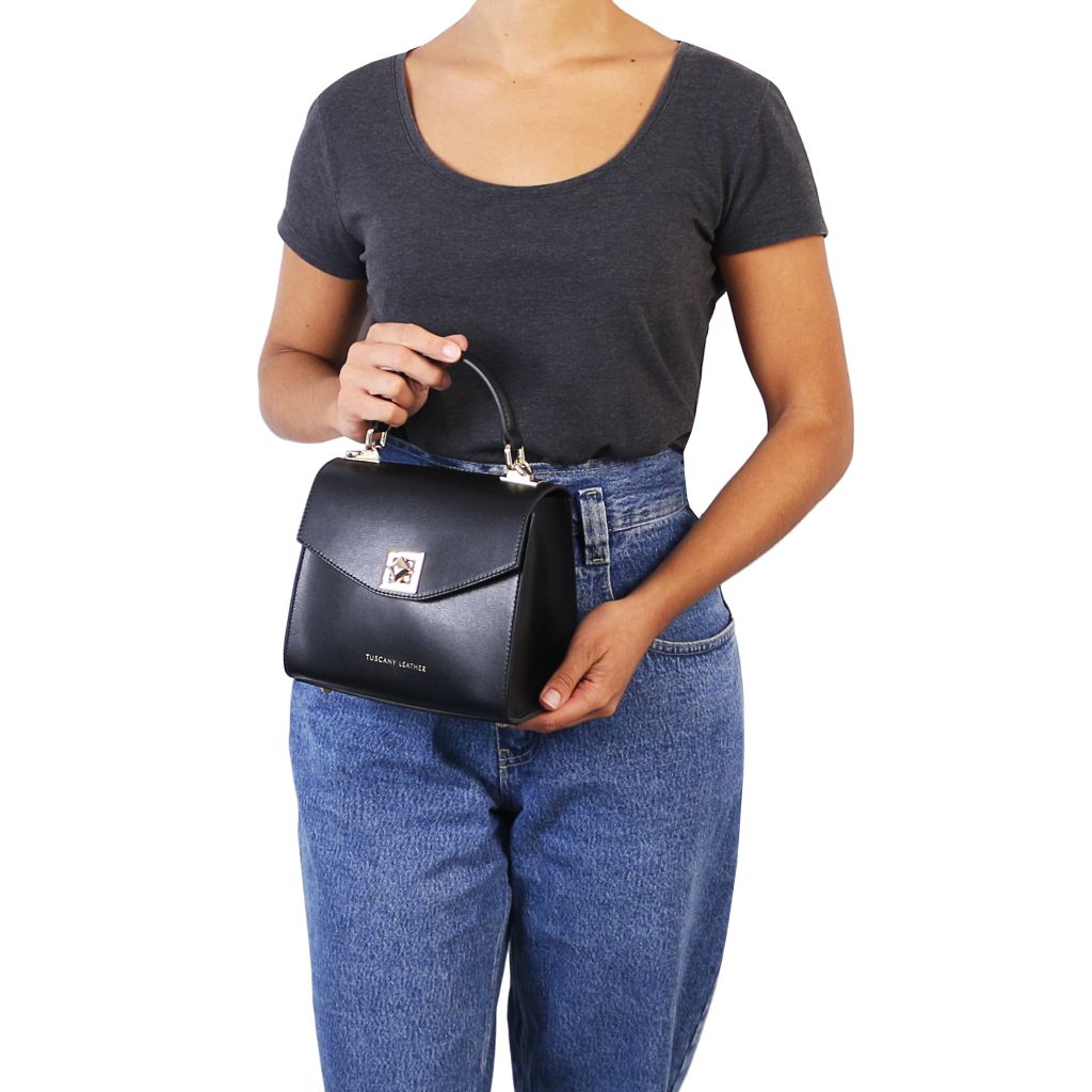 Tuscany Leather TL Bag Handväska #Färg_Svart