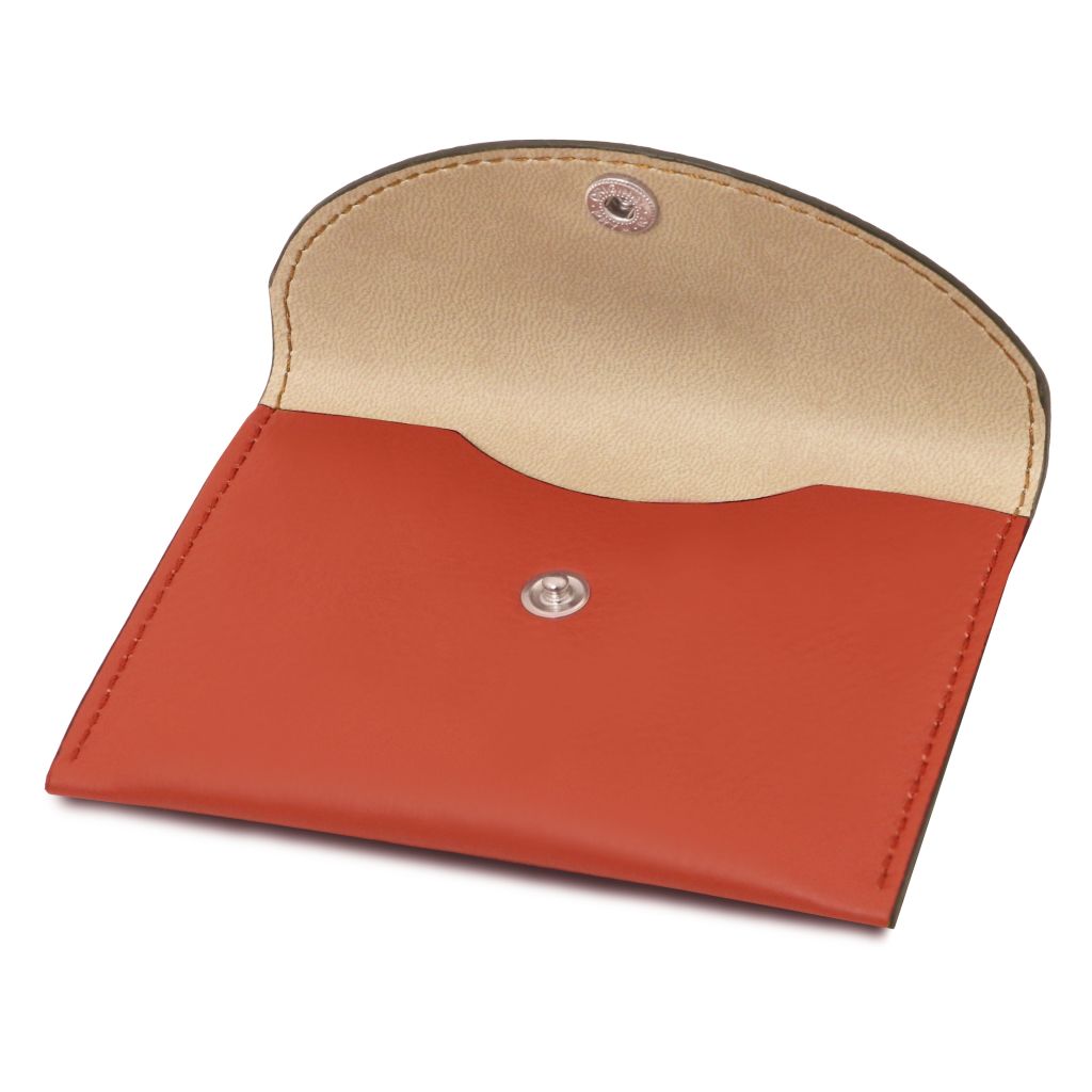Tuscany Leather Leather Business Card Korthållare #Färg_Orange