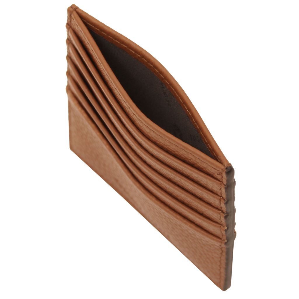 Tuscany Leather Card Holder Korthållare #Färg_Cognac