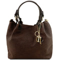 Tuscany Leather TL KeyLuck Handväska #Färg_Mörkbrun