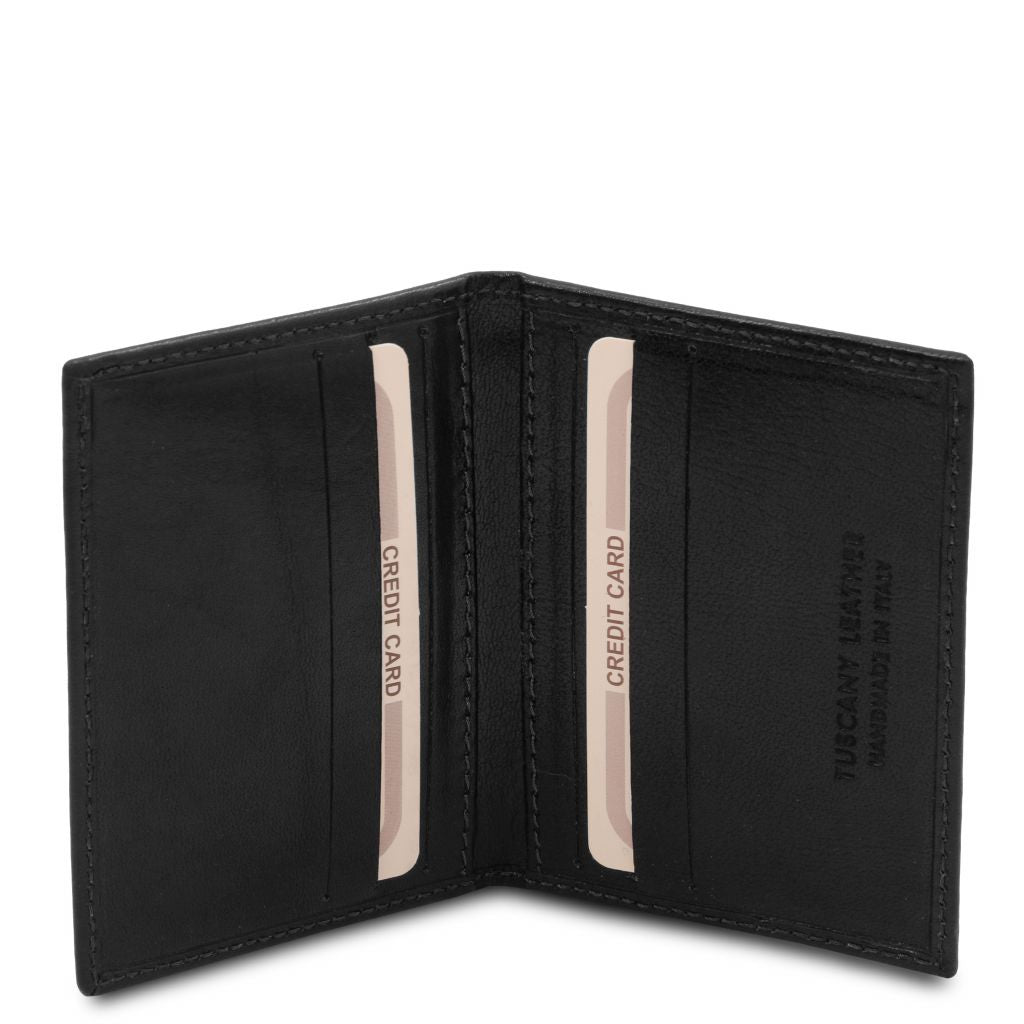 Tuscany Leather Exclusive Korthållare #Färg_Svart