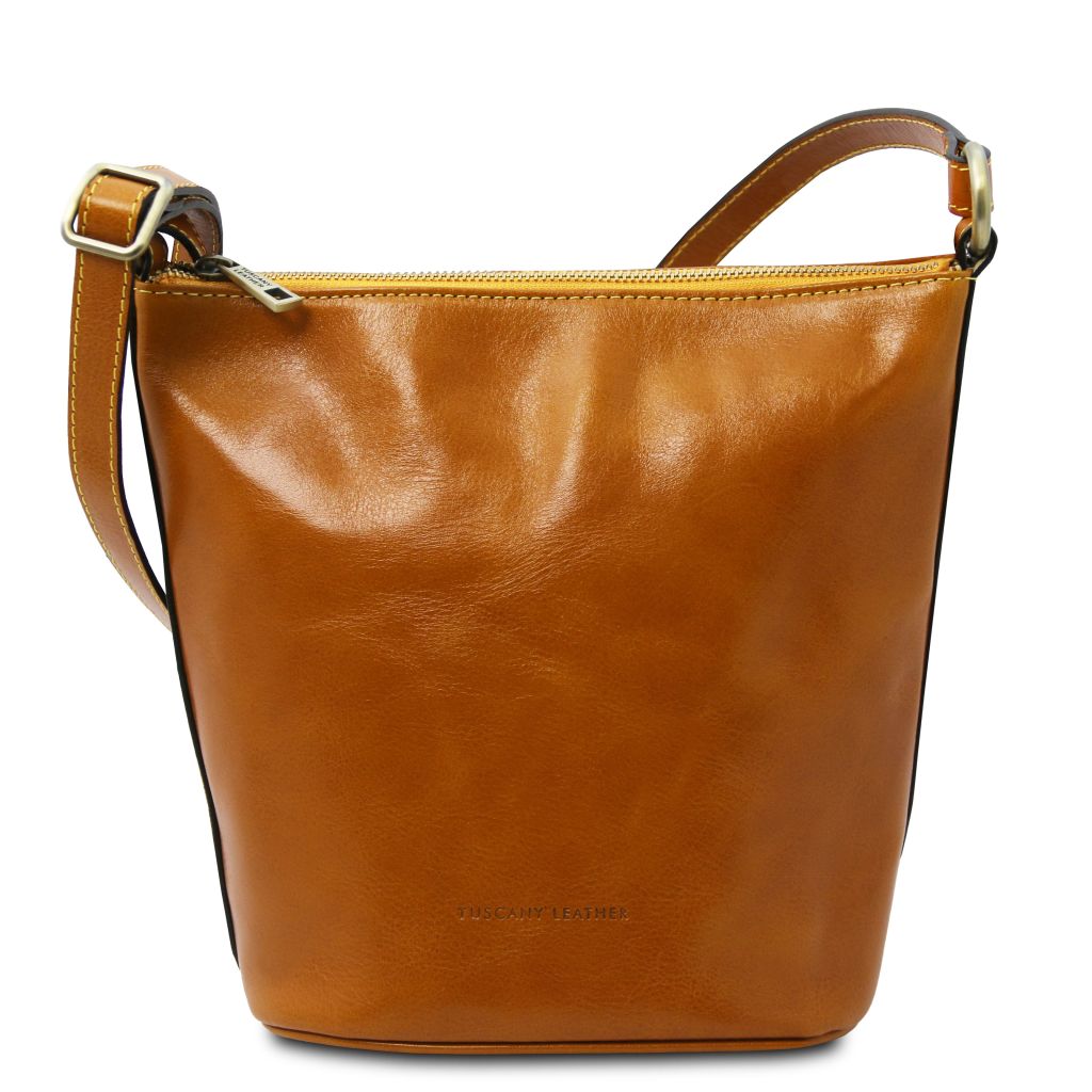 Tuscany Leather Giusi Axelremsväska #Färg_Gul