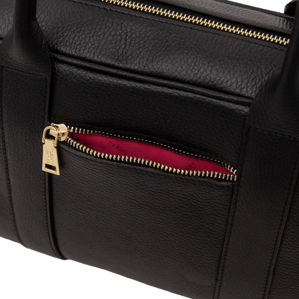 Tuscany Leather Stephany Handväska #Färg_Svart
