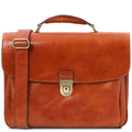 Tuscany Leather Alessandria Datorväska #Färg_Honung